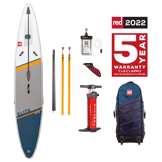 Free shipping! Red Paddle Co. 12'6" x 28" Elite iSUP - 2022