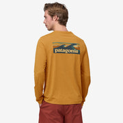Patagonia M's L/S Cap Cool Daily Graphic Shirt Waters - Pufferfish Gold X-Dye