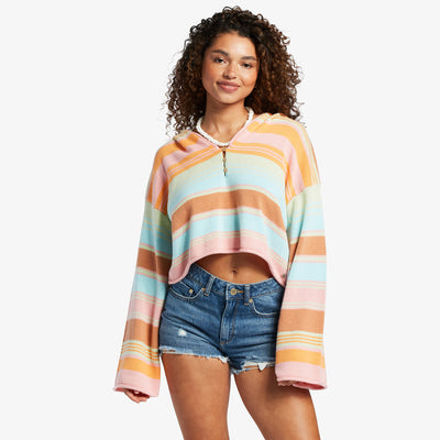 Roxy Sunbaked Shores Cropped Hooded Sweater