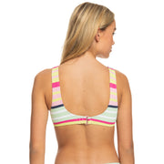 Roxy Stripe Soul Bralette Bikini Top