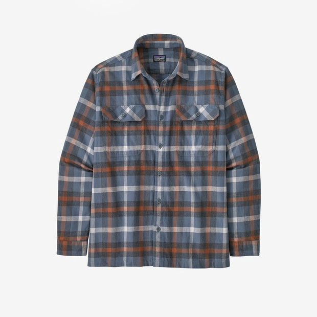 Patagonia Organic Cotton Midweight Fjord Flannel Shirt - Plume Grey