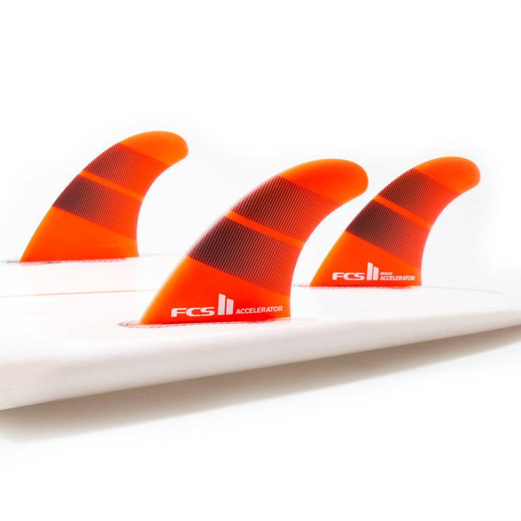 FCS II Accelerator NEO Glass Tri Fin Set - Various Sizes