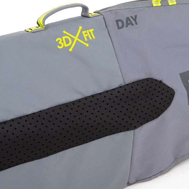 FCS 3Dxfit Day Funboard Bag - Cool Grey
