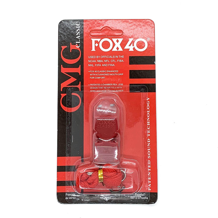 The Fox 40 Classic CMG Whistle with Lanyard
