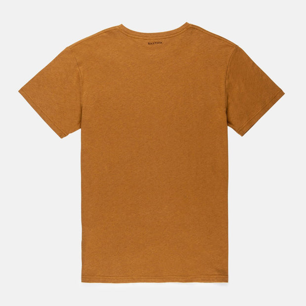 Rhythm Premium Linen T-Shirt - Almond
