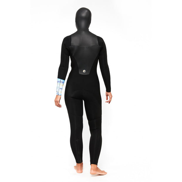 Kassia+Surf Sea Caves 5/4mm Hooded Chest Zip Full Suit