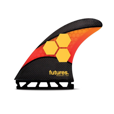 Futures AM2 Techflex Thruster - Orange/Red - Large