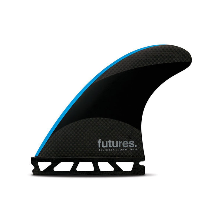 Futures JJF Techflex Thruster - Black/Neon Blue - Small