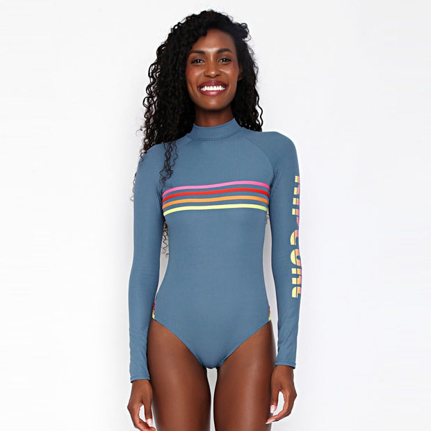 Rip Curl Surf Suit Wave Shapers One-Piece - Dark Teal