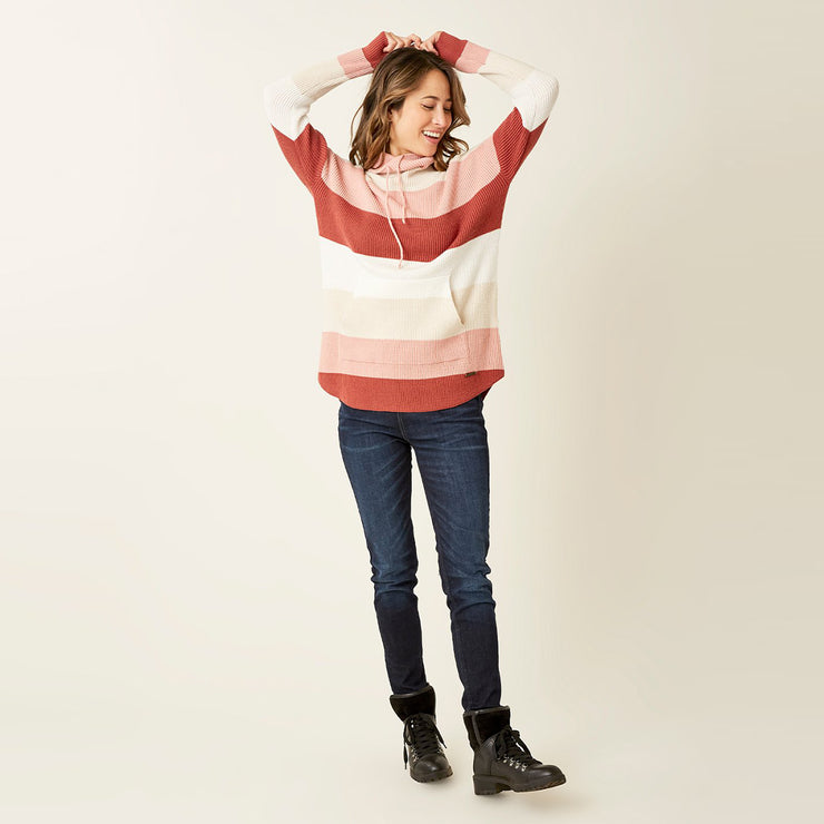 Carve Designs Rockvale Sweater - Red Clay Stripe